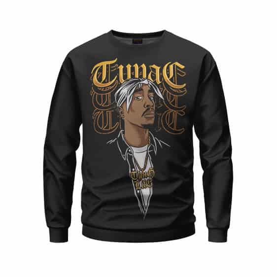 Tupac Thug Life Cartoon Artwork Dope Sweatshirt - Rappers Merch