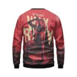Way Back Travis Scott Performing Dope Red Crewneck Sweater