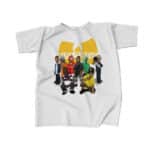 Hip-Hop Group Wu-Tang Clan Cartoon Art T-Shirt