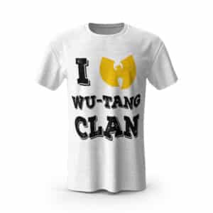 I Love Wu-Tang Clan Typographic Art Shirt
