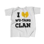 I Love Wu-Tang Clan Typographic Art Shirt