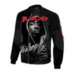 Juice Bishop Respect 2Pac Makaveli Bomber Jacket