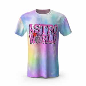 Travis Scott Astroworld Rainbow Colors T-shirt