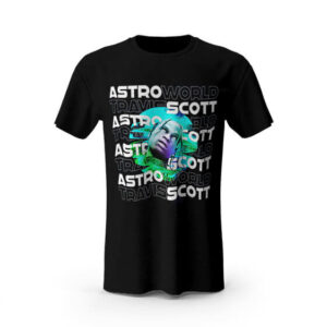 Astroworld Travis Scott Dope Pattern T-Shirt