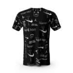 Cactus Jack Nike Swoosh Pattern Black T-Shirt