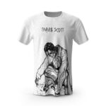 Travis Scott Black & White Skeleton Dope Shirt