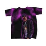 Travis Scott Pink Disco Glitter Pattern Tees