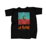 La Flame Travis Scott Centaur Art Black Tees