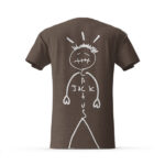 Cactus Jack Stick Figure Dope Brown T-Shirt