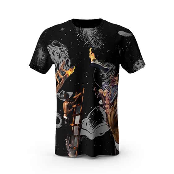 Trippy Outer Space Travis Scott Art T-Shirt