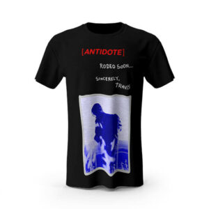 Antidote Travis Scott Letter Black T-Shirt