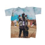 Travis Scott La Flame Magazine Cut Out Shirt