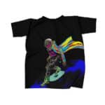 Astronaut Cartoon Travis Scott Black T-Shirt