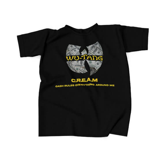Wu-Tang Clan C.R.E.A.M. Money Logo Art T-Shirt