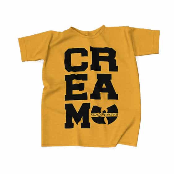 Wu-Tang Clan C.R.E.A.M. Typographic Art T-Shirt