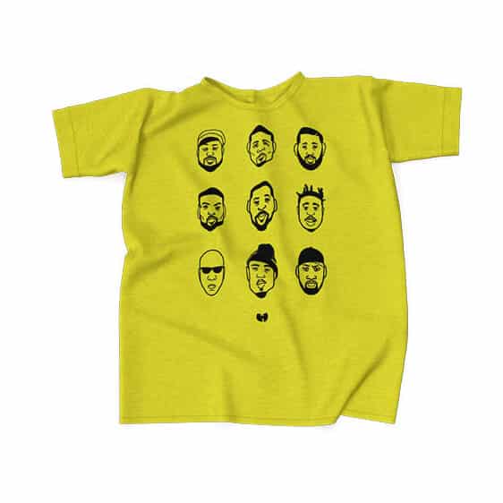 Wu-Tang Clan Members Head Artwork Shirt