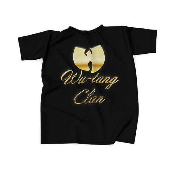 Wu-Tang Clan Minimalist Golden Logo Tees