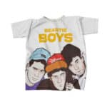 American Rap Group Beastie Boys Art White Tees