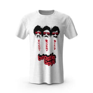 Beastie Boys Face & Red Neck Tie Silhouette Tees