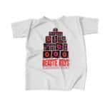 Beastie Boys Quadraphonic Stereo Art White Tees