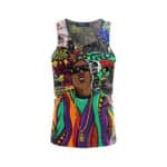 Biggie Caricature Hip Hop Background Tank Top