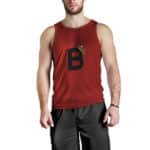 Biggie Crown B Logo Bloody Red Sleeveless Shirt
