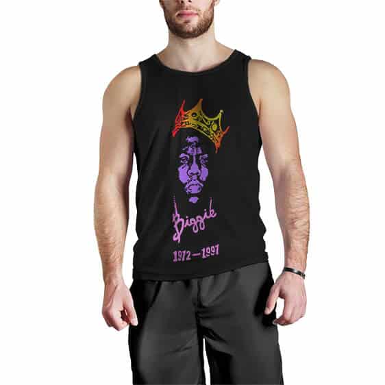 Biggie Crown & Face Silhouette Tribute Tank Shirt