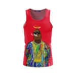 Biggie Smalls Smoking Angel Red Sleeveless Shirt