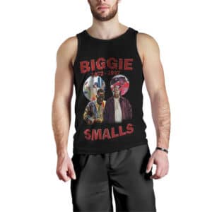 Biggie Smalls Tribute Collage Black Singlet