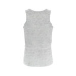 Biggie Smalls Typography Logo Light Gray Singlet