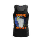 Biggie Smalls White Suit Globe Background Singlet