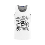 Call Me Big Poppa Notorious White Tank Shirt