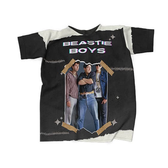 Cool Torn Picture Beastie Boys Art Shirt