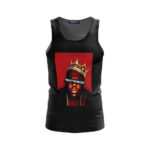 Crowned Biggie Trust Nobody Black Tank Shirt