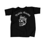 Crowned King Skull Art Epic Public Enemy Shirt