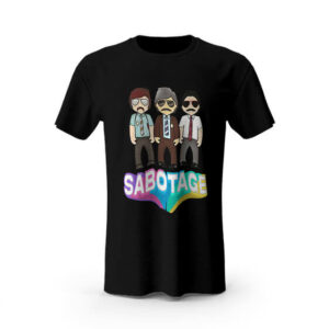 Dope Beastie Boys Sabotage Cartoon Art T-shirt