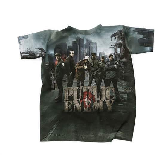 Hip Hop Group Public Enemy Poster Cover Tees