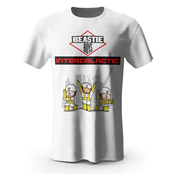 Intergalactic Beastie Boys Art White Shirt
