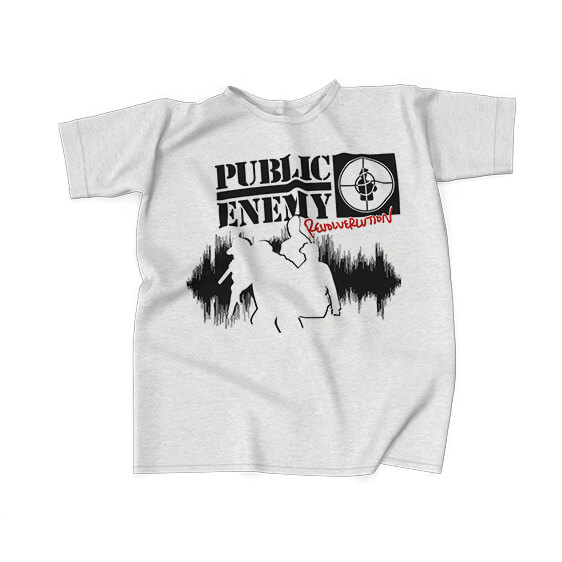 Public Enemy Album Revolverlution White T-shirt