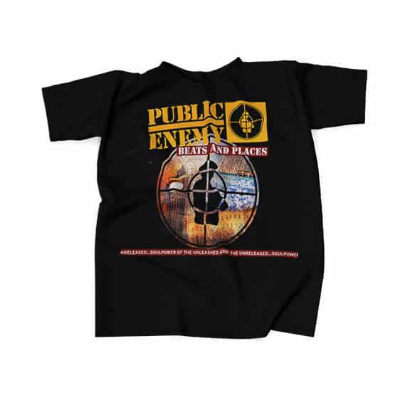 Public Enemy Beats And Places Album Logo Tees