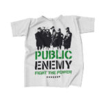 Public Enemy Fight The Power Art White Shirt