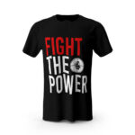 Public Enemy Fight The Power Black Tees