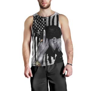 Middle Finger Up 2Pac Shakur Cool Tank Top