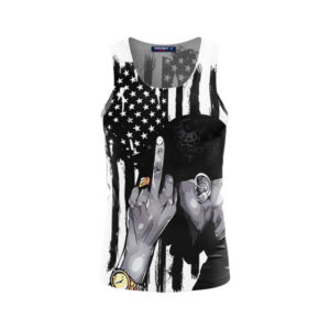 Middle Finger Up 2Pac Shakur Cool Tank Top