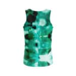 Dope 2Pac Zombie Art Green Tie Dye Tank Top