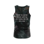 Don't Give a Fck Tupac Shakur Floral Art Tank Top