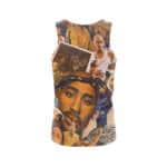 Unique 2Pac Shakur Pattern Sleeveless Shirt