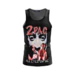 Makaveli All Eyez On Me Tupac Black Tank Top