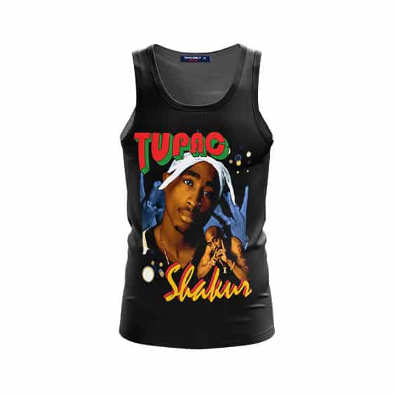 Vintage Tupac Makaveli Graphic Sleeveless Shirt