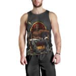 King Tupac Shakur On His Throne Tank Top